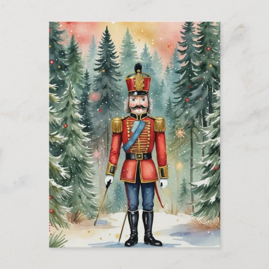 Der Nutcracker, der Winter Postkarte (Vorderseite)