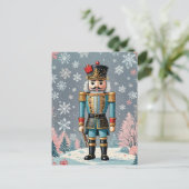 Der Nutcracker, der Winter Postkarte (Stehend Vorderseite)