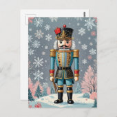 Der Nutcracker, der Winter Postkarte (Vorne/Hinten)