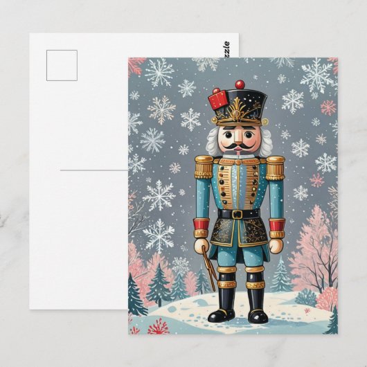 Der Nutcracker, der Winter Postkarte (Vorne/Hinten)