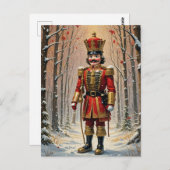 Der Nutcracker, der Winter Postkarte (Vorne/Hinten)