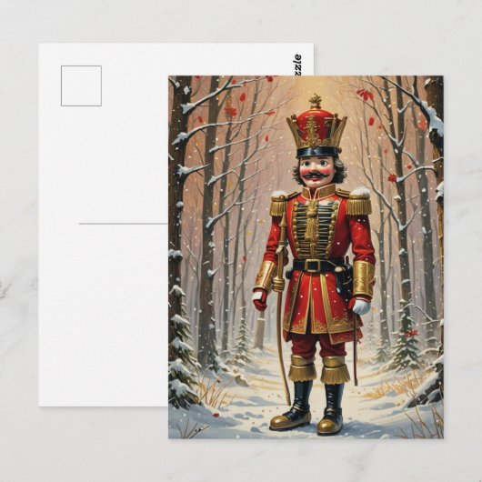 Der Nutcracker, der Winter Postkarte (Vorne/Hinten)