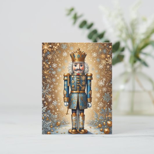 Der Nutcracker, der Winter Postkarte (Stehend Vorderseite)