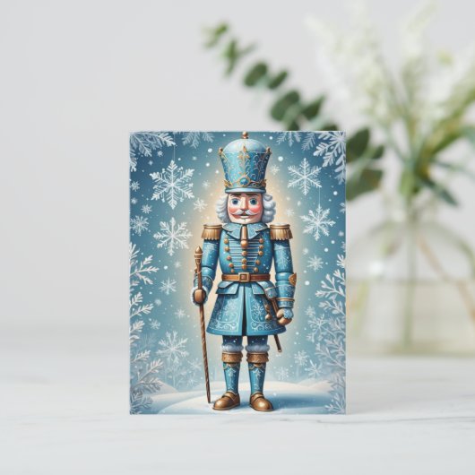 Der Nutcracker, der Winter Postkarte (Stehend Vorderseite)