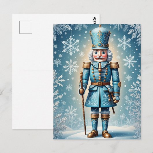 Der Nutcracker, der Winter Postkarte (Vorne/Hinten)