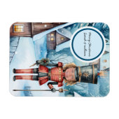 Der Nutcracker "ersetzen Sie das Gesicht" Weihnach Magnet (Horizontal)