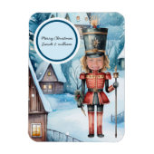 Der Nutcracker "ersetzen Sie das Gesicht" Weihnach Magnet (Vertikal)