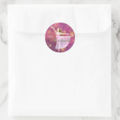 Der Nutcracker-Gedenksticker mit Clara Runder Aufkleber (Tasche)