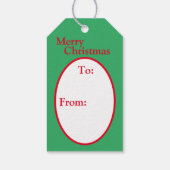 Der Nutcracker Geschenkanhänger (Rückseite)