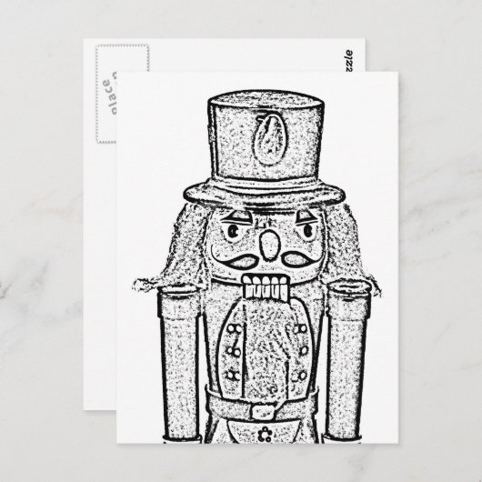 Der Nutcracker Postkarte (Vorne/Hinten)