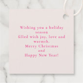 Der Nutcracker, rosa Geschenkanhänger (Rückseite)