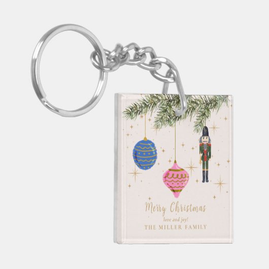 Der Nutcracker, rosa Schlüsselanhänger (Vorderseite links)