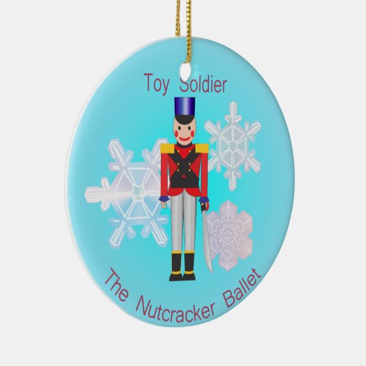 Der Nutcracker - Spielzeugsoldat Keramik Ornament (Rechts)