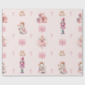Der Nutcracker Suite Weihnachtsballett-Tanz Geschenkpapier (Flach)