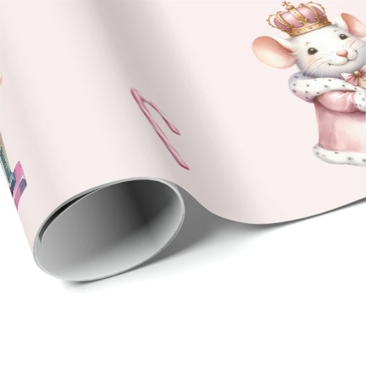 Der Nutcracker Suite Weihnachtsballett-Tanz Geschenkpapier (Rolleneckpunkt)