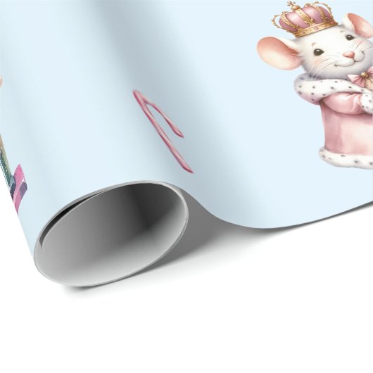 Der Nutcracker Suite Weihnachtsballett-Tanz Geschenkpapier (Rolleneckpunkt)