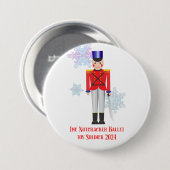 Der Nutcracker Toy Soldier 2024 Button (Vorne & Hinten)
