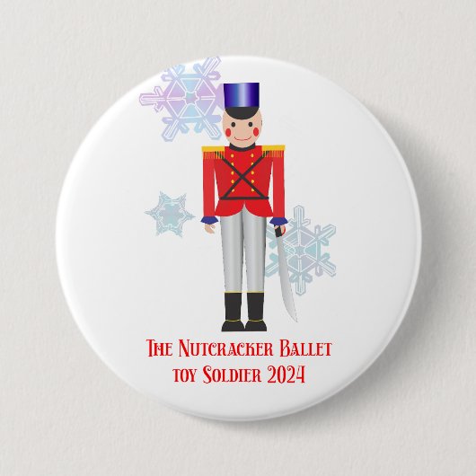 Der Nutcracker Toy Soldier 2024 Button (Vorderseite)