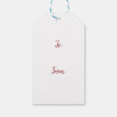 "Der Nutcracker"-Vintage Geschenkanhänger (Rückseite)