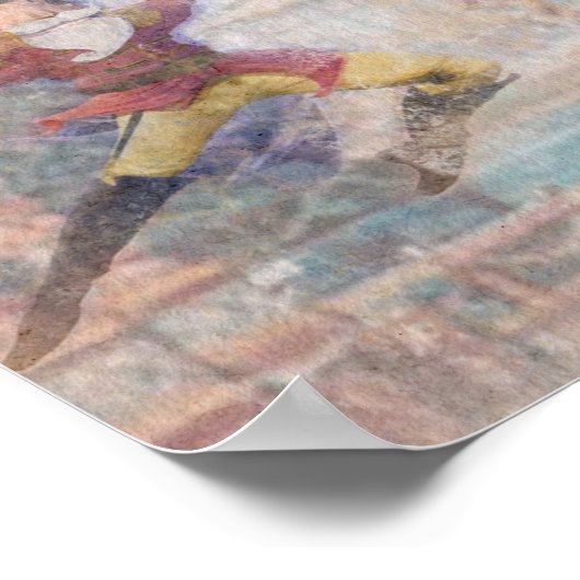 "Der Nutcracker"-Vintage Poster (Ecke)