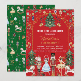 Der Nutcracker Vintage Weihnachtsballett Geburtsta Einladung