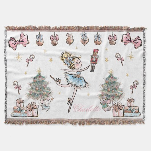Der Nutcracker Weihnachtsballspiel Baby Girl The Decke (Vorderseite)