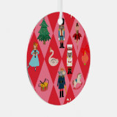 Der Nutcracker Weimaraner Ornament Aus Metall (Vorderseite Rechts)