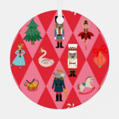 Der Nutcracker Weimaraner Ornament Aus Metall (Rückseite)