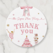 Der Nutcracker Winter Onederland 1. Geburtstag Geschenkanhänger (Vorderseite)