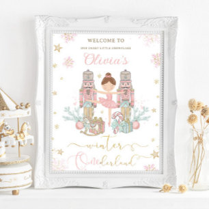 Der Nutcracker Winter Onederland 1. Geburtstag Poster