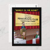 "Der Nutzen des Zweifels" Postkarte (Vorne/Hinten)