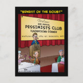 "Der Nutzen des Zweifels" Postkarte (Vorderseite)