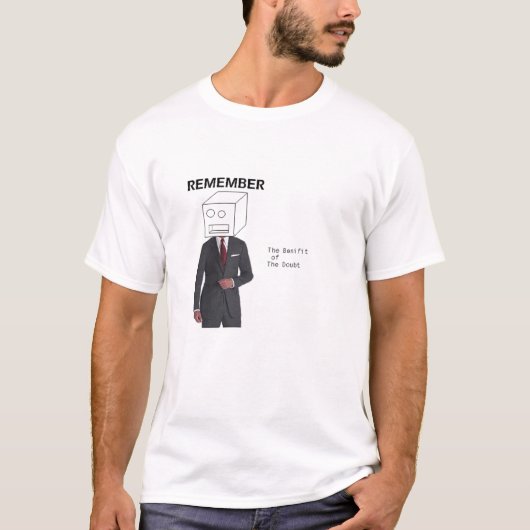Der Nutzen des Zweifels T-Shirt (Vorderseite)