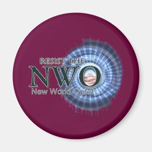 Der NWO widerstehen Magnet (Vorne)