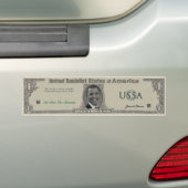 Der obama-Dollar Autoaufkleber (Auf Auto)