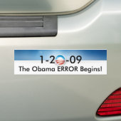 Der obama-FEHLER fängt an Autoaufkleber (Auf Auto)