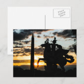 Der Obelisk am Place de la Concorde - Postkarte (Vorne/Hinten)
