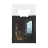 Der Obelisk von Hubert Robert Geldbeutel Flaschenöffner (Rückseite)
