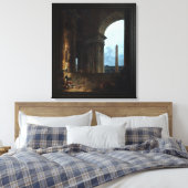 Der Obelisk von Hubert Robert Leinwanddruck (Insitu (Schlafzimmer))