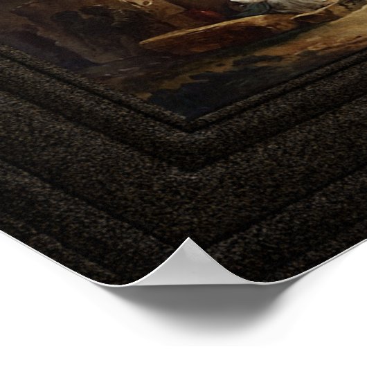 Der Obelisk von Hubert Robert Poster (Ecke)