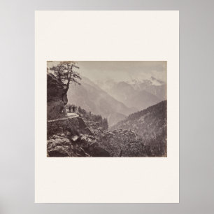 Der obere Himalaja - Vintage Bergfotografie Poster