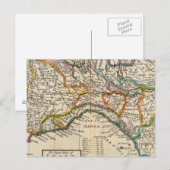 Der obere Teil Italiens Postkarte (Vorne/Hinten)