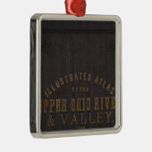 Der oberer Ohio und Tal 11 Silbernes Ornament (Rechts)