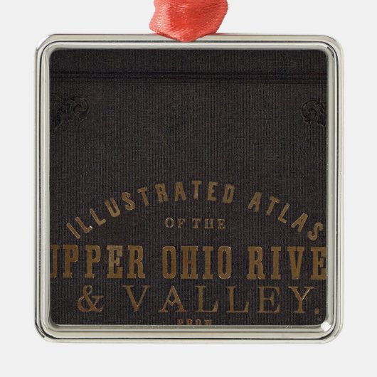 Der oberer Ohio und Tal 11 Silbernes Ornament (Vorne)