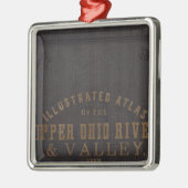 Der oberer Ohio und Tal 11 Silbernes Ornament (Links)
