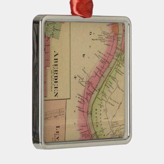 Der oberer Ohio und Tal 2 Silbernes Ornament (Rechts)