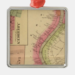 Der oberer Ohio und Tal 2 Silbernes Ornament