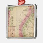 Der oberer Ohio und Tal 2 Silbernes Ornament (Links)