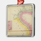Der oberer Ohio und Tal 3 Silbernes Ornament (Links)