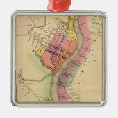 Der oberer Ohio und Tal 8 Silbernes Ornament (Vorne)